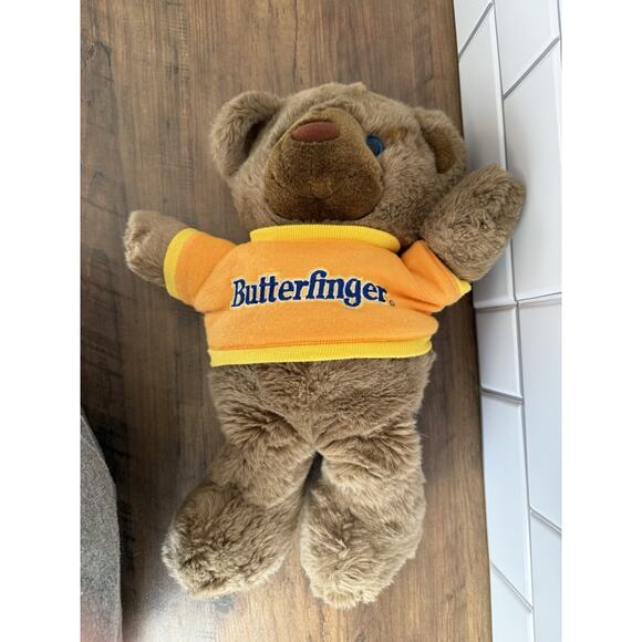 1987 Nabisco Plush Butterfinger Bear 15" Stuffed Animal in Candybar T-Shirt - Picture 5 of 8